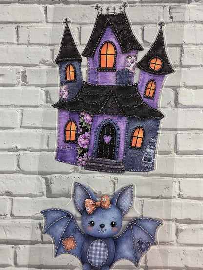 PET Tape clear PRE-CUT 3D Stickerband Halloween Patchwork 7cm x 2,00m