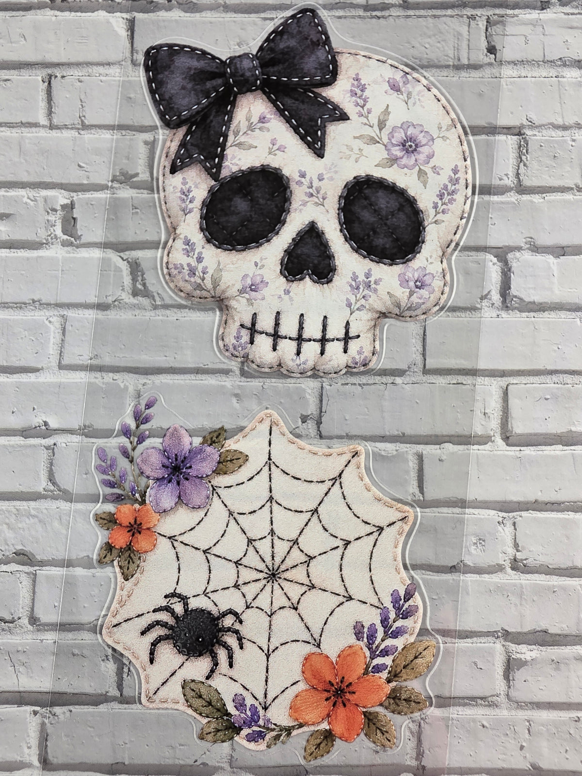 PET Tape clear PRE-CUT 3D Stickerband Halloween Patchwork 7cm x 2,00m