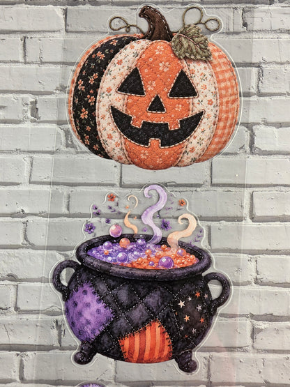 PET Tape clear PRE-CUT 3D Stickerband Halloween Patchwork 7cm x 2,00m