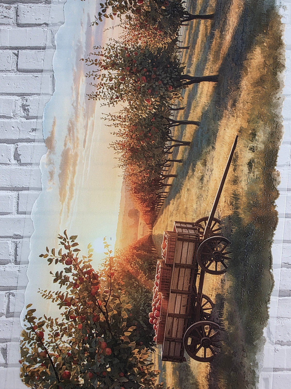 XL PET Tape matt 3D Stickerband Apple Harvest backgrounds 12cm x 1,50m