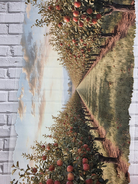 XL PET Tape matt 3D Stickerband Apple Harvest backgrounds 12cm x 1,50m