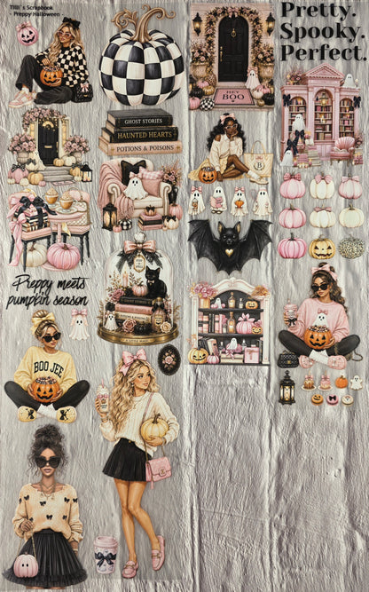 PET Tape matt 3D Stickerband Preppy Halloween 7cm x 1,50m