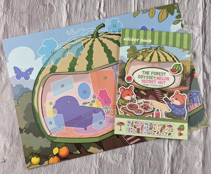3D Scene Sticker "The Forest Odyssey" Deco DIY