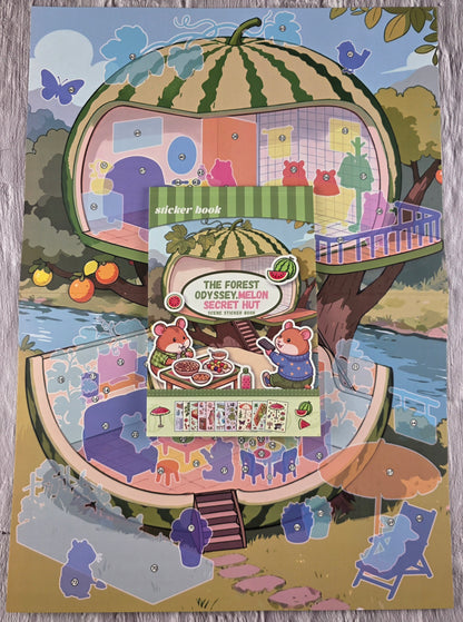 3D Scene Sticker "The Forest Odyssey" Deco DIY