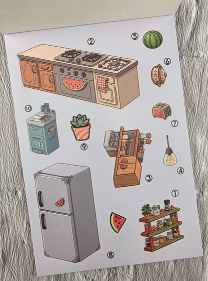 3D Scene Sticker "The Forest Odyssey" Deco DIY