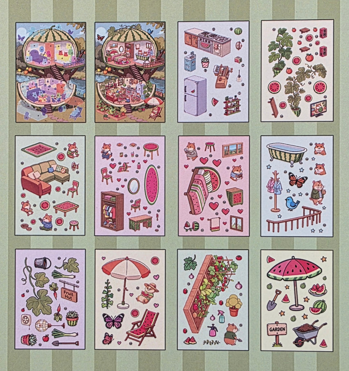 3D Scene Sticker "The Forest Odyssey" Deco DIY