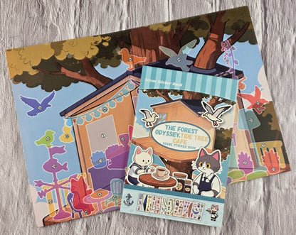 3D Scene Sticker "The Forest Odyssey" Deco DIY