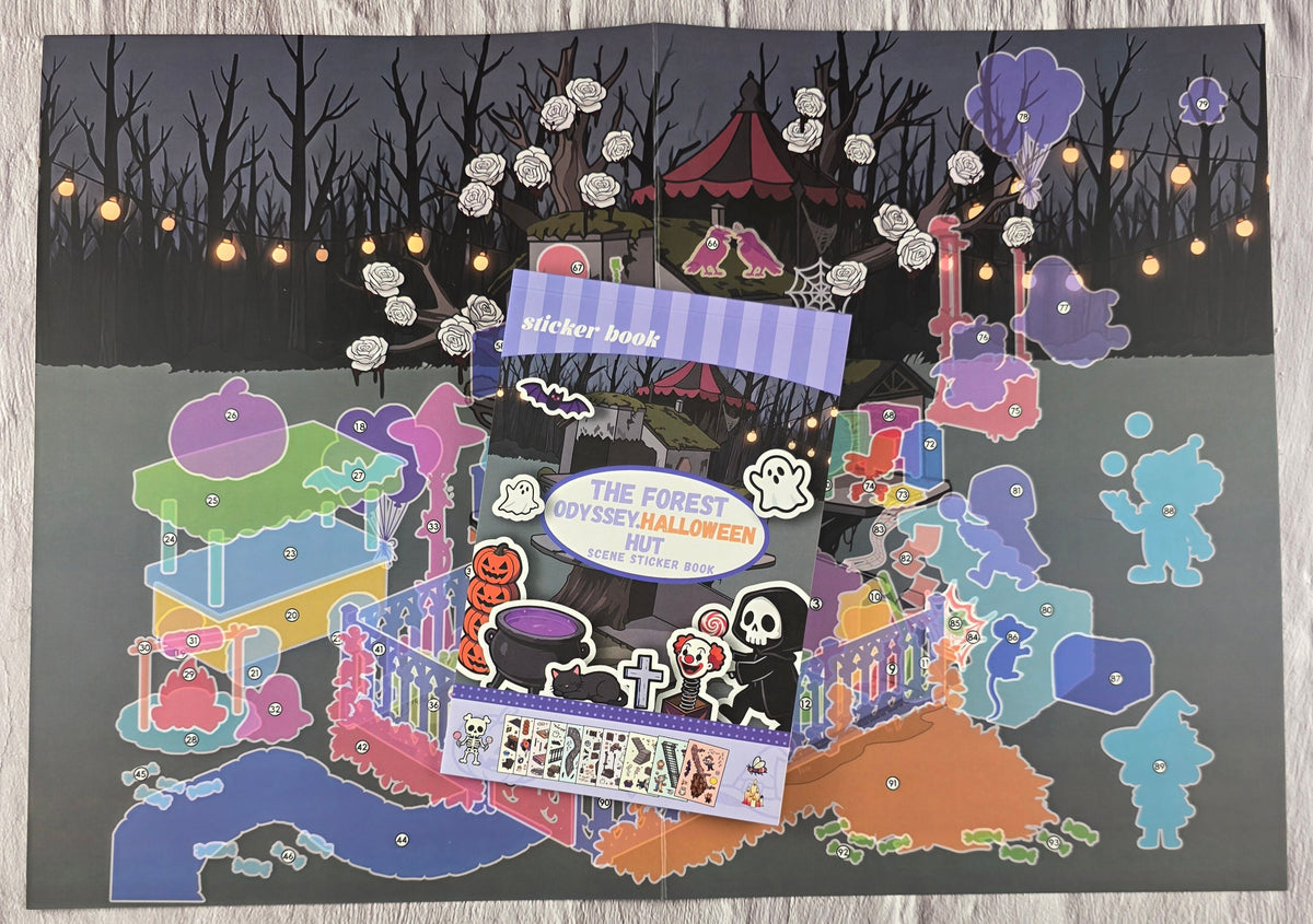 3D Scene Sticker "The Forest Odyssey" Deco DIY