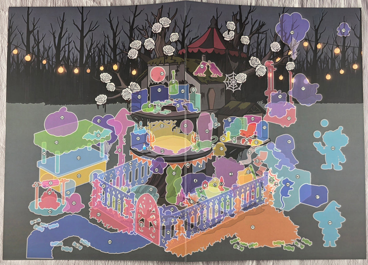 3D Scene Sticker "The Forest Odyssey" Deco DIY