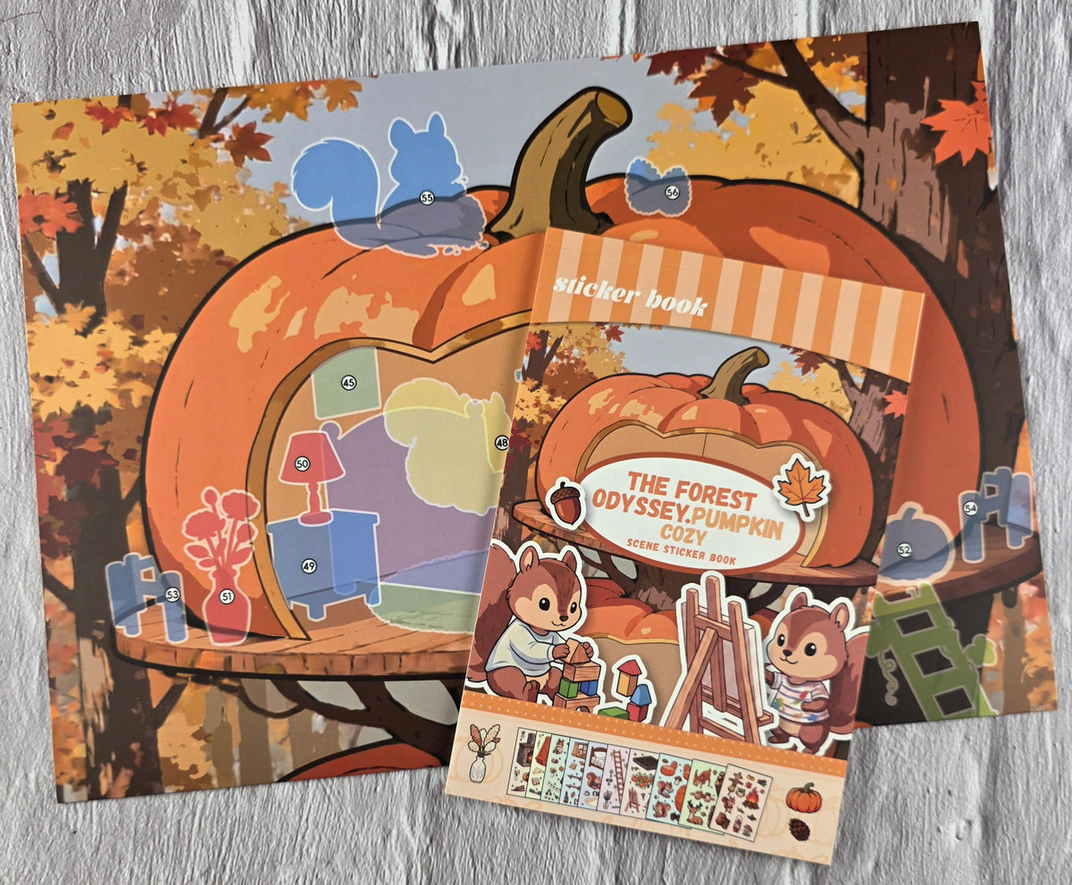 3D Scene Sticker "The Forest Odyssey" Deco DIY