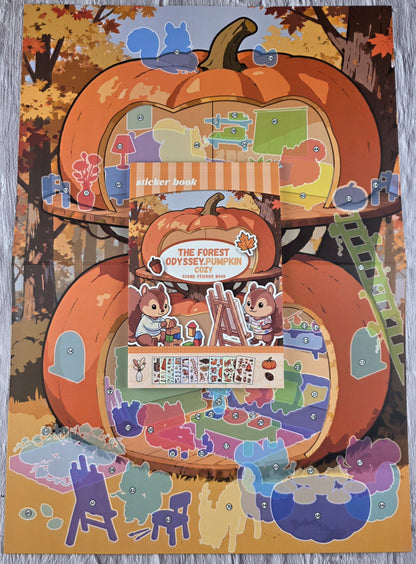 3D Scene Sticker "The Forest Odyssey" Deco DIY