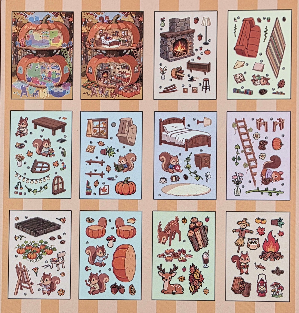 3D Scene Sticker "The Forest Odyssey" Deco DIY