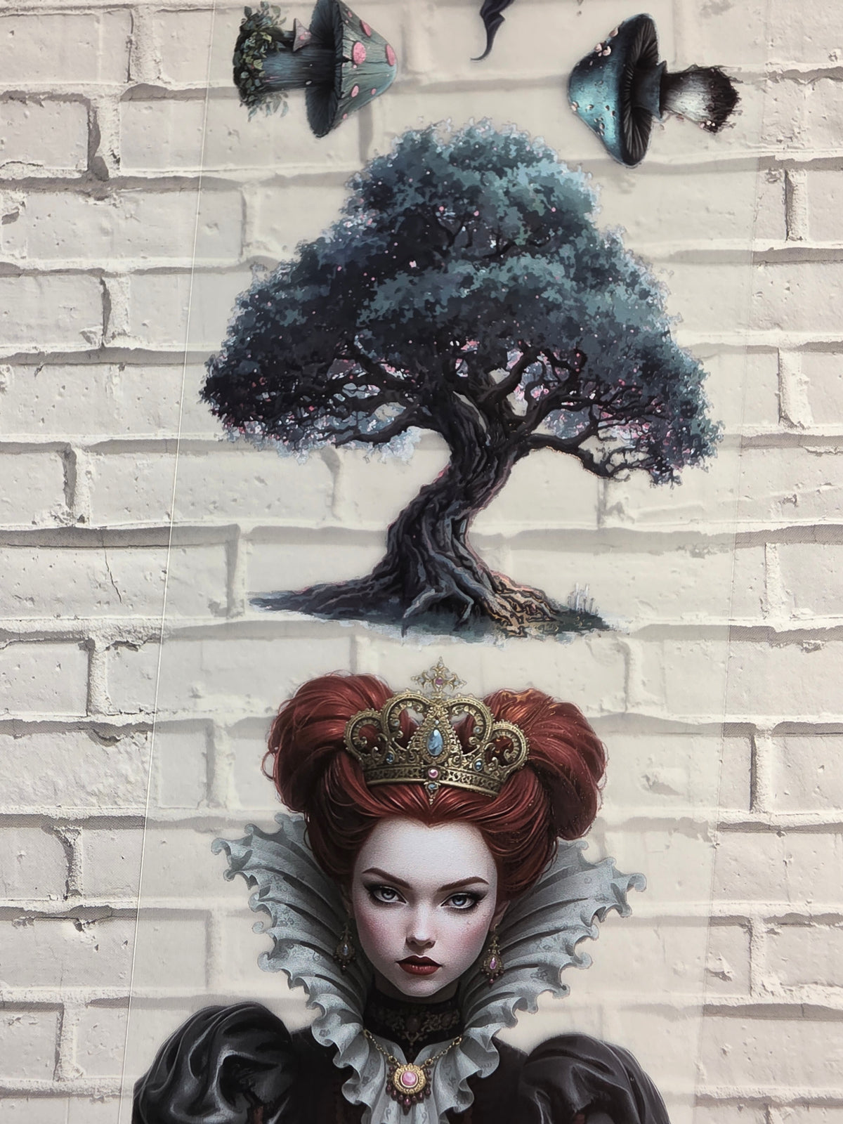 PET Tape matt 3D Stickerband Wonderland with Alice 7cm x 1,50m