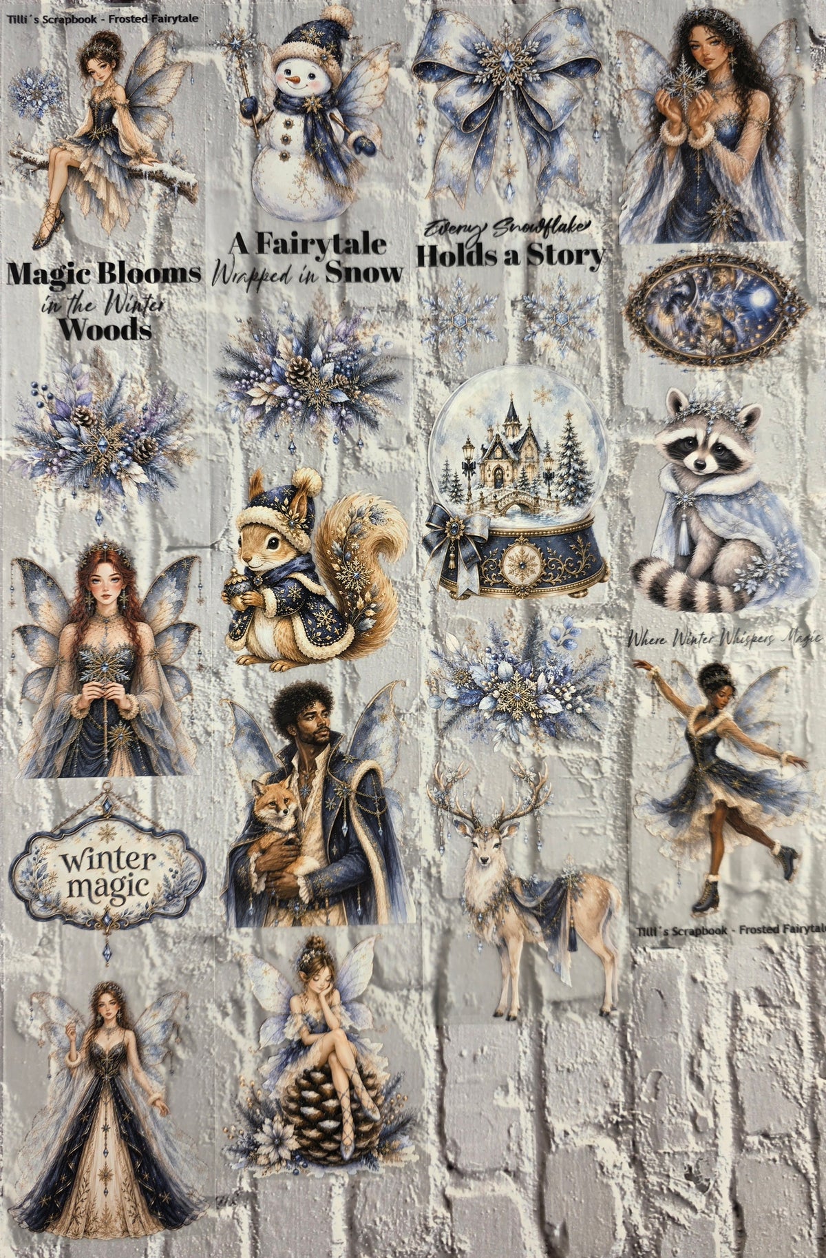 PET Tape matt 3D Stickerband Frosted Fairytale 7cm x 1,50m
