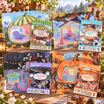 3D Scene Sticker "The Forest Odyssey" Deco DIY