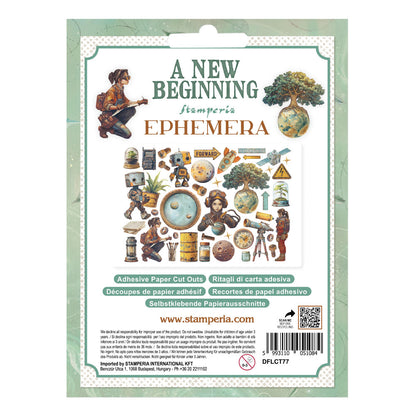 Stamperia Ephemera - A New Beginning selbstklebende Papierauschnitte