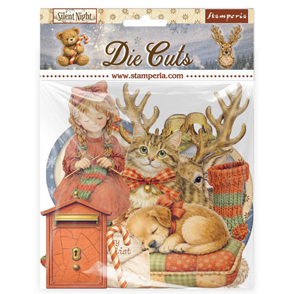 Stamperia Die Cuts - Silent Night Papierauschnitte