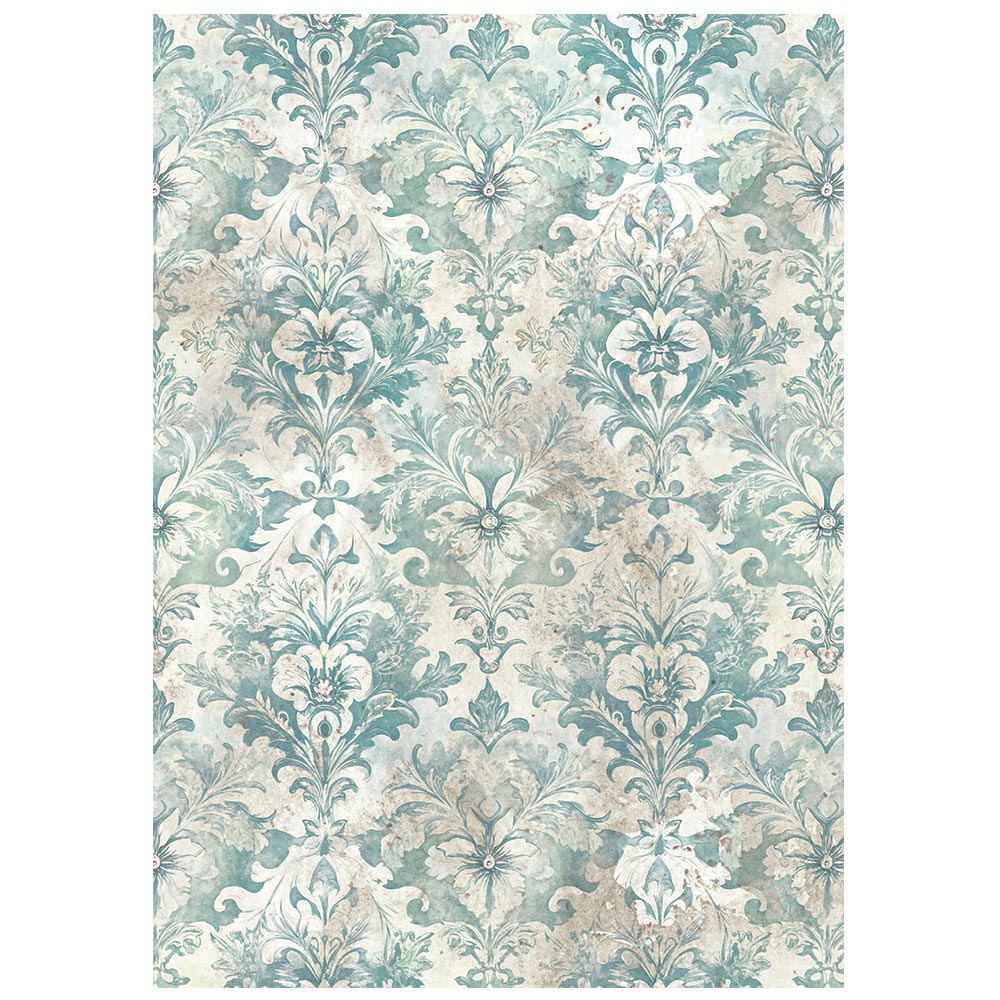 Stamperia A6 Rice Paper - White Christmas - Backgrounds