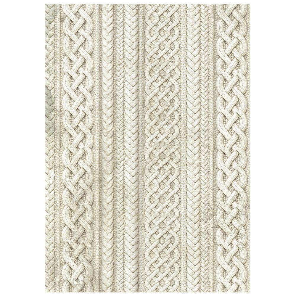 Stamperia A6 Rice Paper - White Christmas - Backgrounds