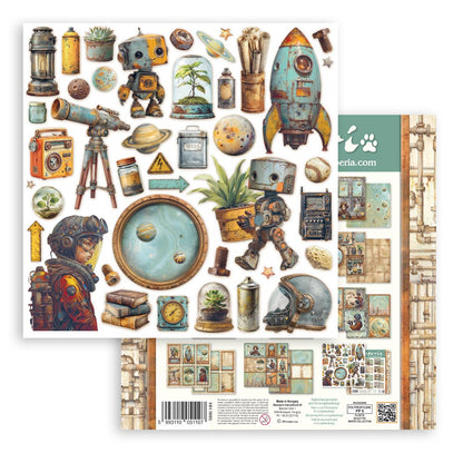 Stamperia Scrapbooking Block - A New Beginning - 30,5x30,5cm 10 Blatt Paper Pad