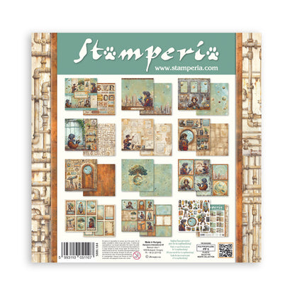 Stamperia Scrapbooking Block - A New Beginning - 30,5x30,5cm 10 Blatt Paper Pad