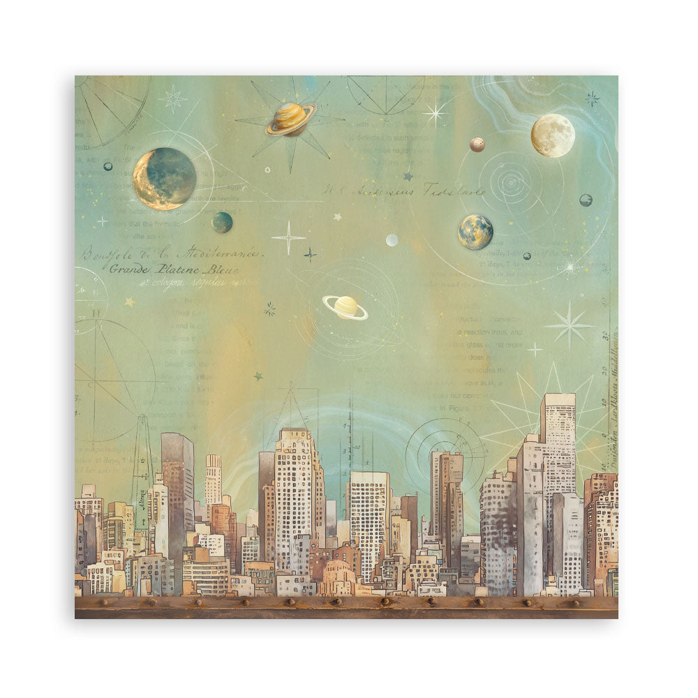 Stamperia Scrapbooking Block - A New Beginning - 30,5x30,5cm 10 Blatt Paper Pad
