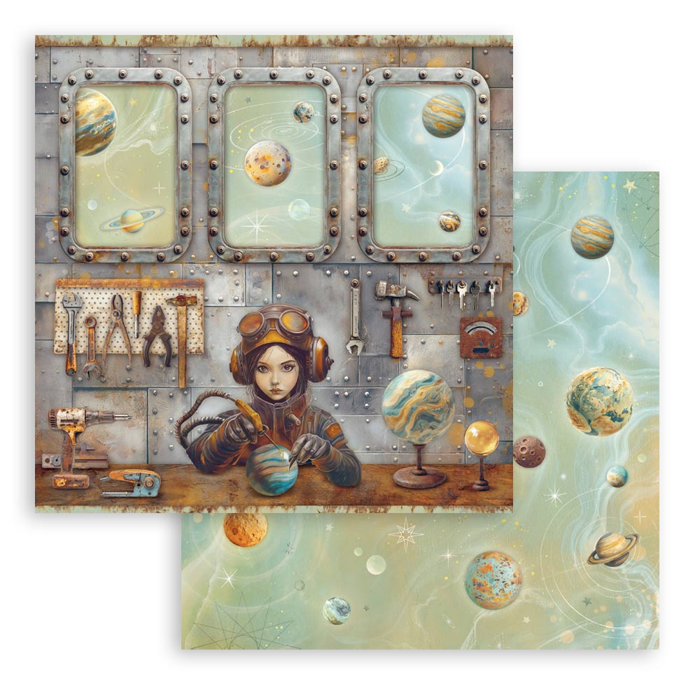 Stamperia Scrapbooking Block - A New Beginning - 30,5x30,5cm 10 Blatt Paper Pad