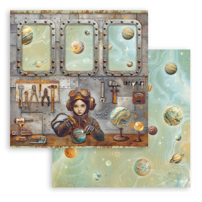 Stamperia Scrapbooking Block - A New Beginning - 30,5x30,5cm 10 Blatt Paper Pad