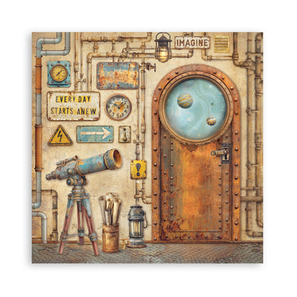Stamperia Scrapbooking Block - A New Beginning - 30,5x30,5cm 10 Blatt Paper Pad