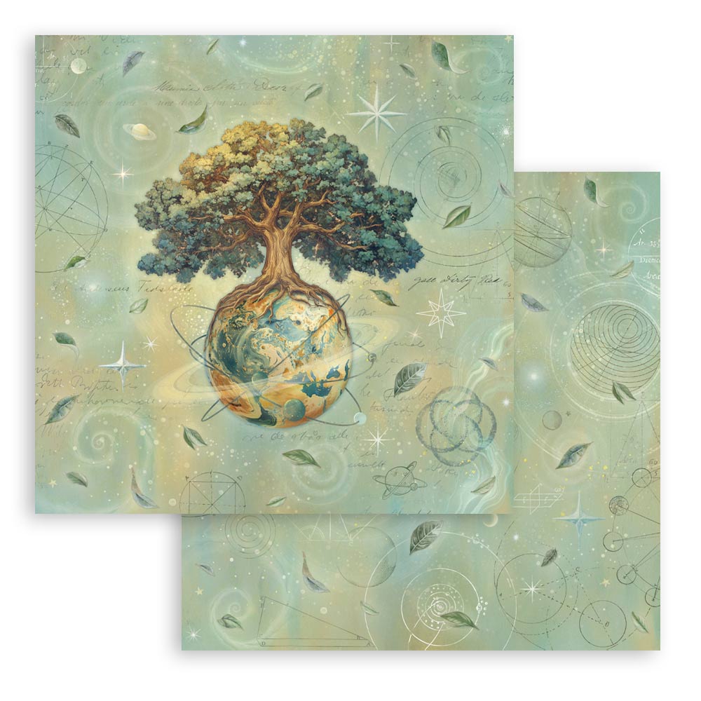 Stamperia Scrapbooking Block - A New Beginning - 30,5x30,5cm 10 Blatt Paper Pad