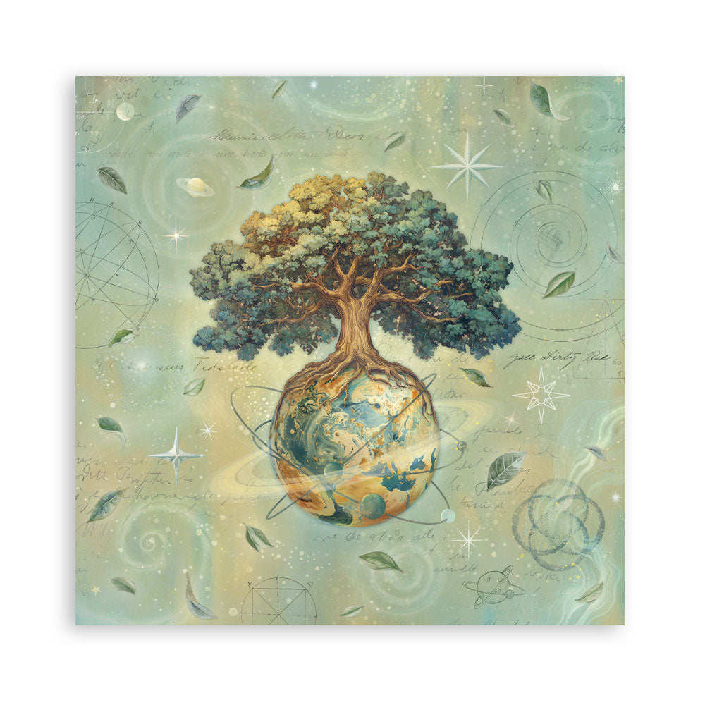 Stamperia Scrapbooking Block - A New Beginning - 30,5x30,5cm 10 Blatt Paper Pad