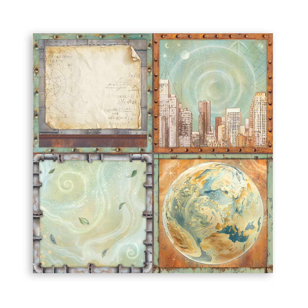 Stamperia Scrapbooking Block - A New Beginning - 30,5x30,5cm 10 Blatt Paper Pad