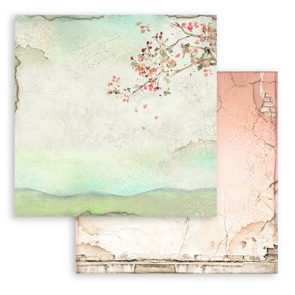 Stamperia Scrapbooking Block - House of Roses - 30,5x30,5cm 10 Blatt Paper Pad