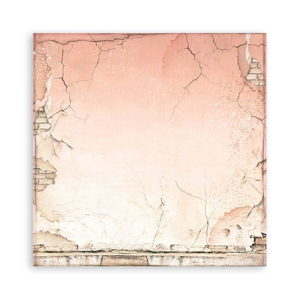 Stamperia Scrapbooking Block - House of Roses - 30,5x30,5cm 10 Blatt Paper Pad