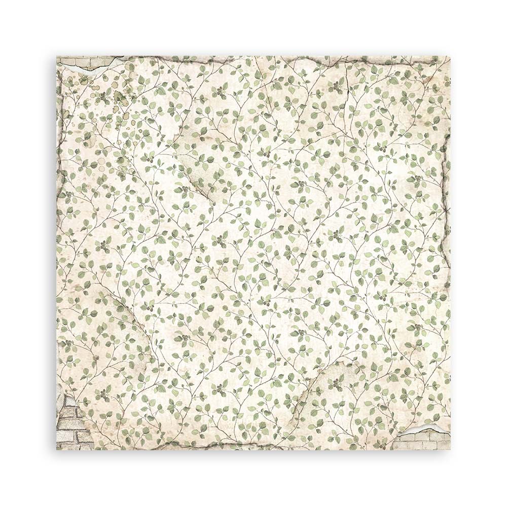 Stamperia Scrapbooking Block - House of Roses - 30,5x30,5cm 10 Blatt Paper Pad