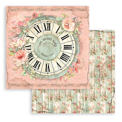 Stamperia Scrapbooking Block - House of Roses - 30,5x30,5cm 10 Blatt Paper Pad