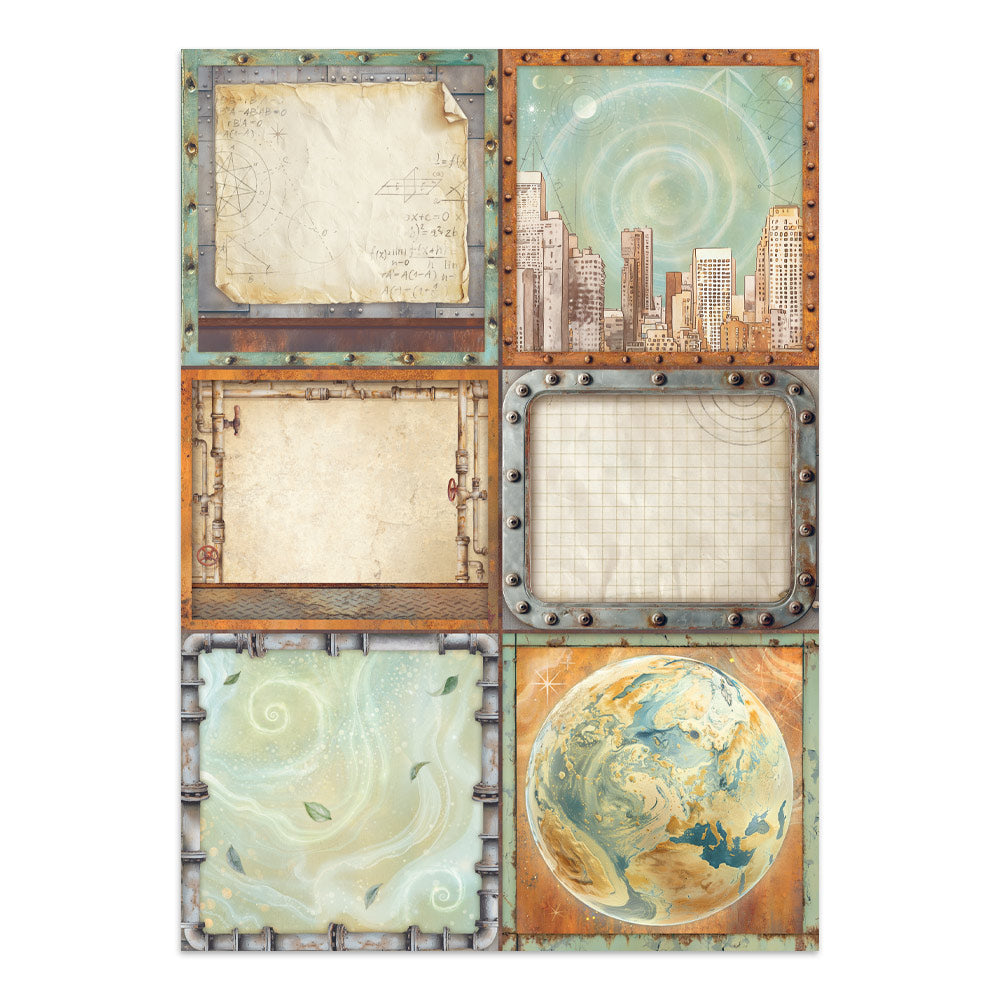 Stamperia Junk Journal - A New Beginning - 21x29,7cm - Backgrounds - Sticker - Cut Outs