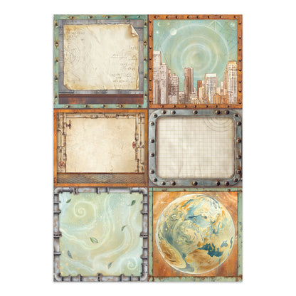Stamperia Junk Journal - A New Beginning - 21x29,7cm - Backgrounds - Sticker - Cut Outs