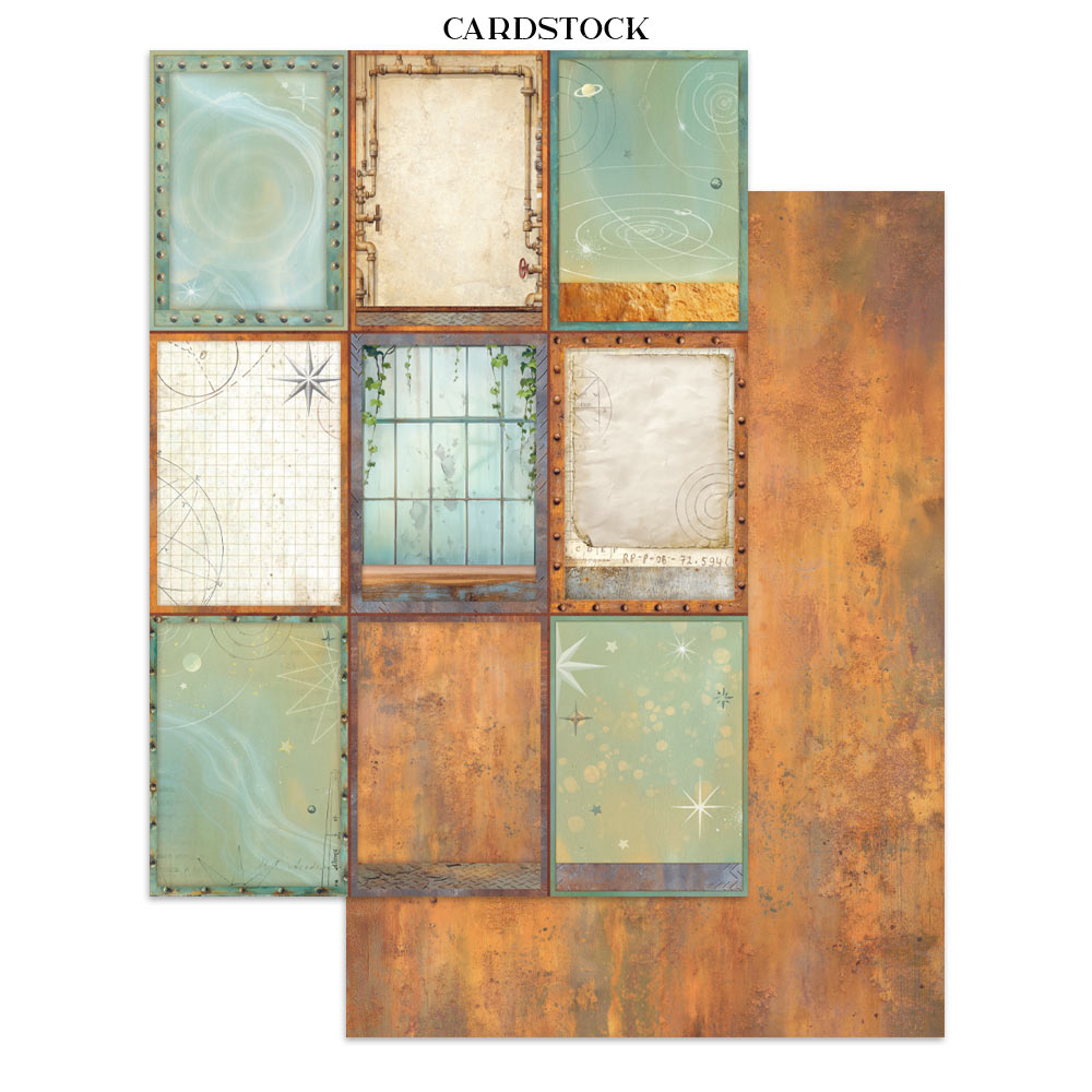 Stamperia Junk Journal - A New Beginning - 21x29,7cm - Backgrounds - Sticker - Cut Outs