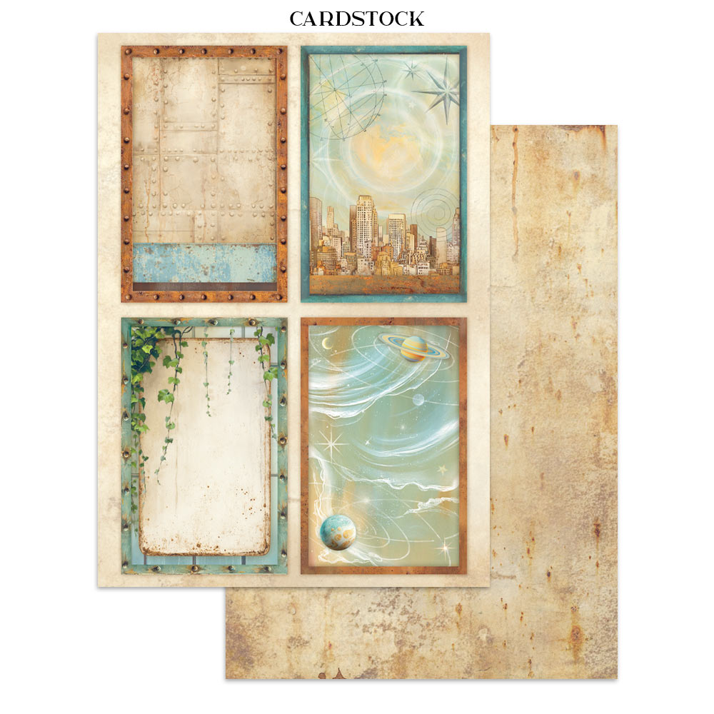 Stamperia Junk Journal - A New Beginning - 21x29,7cm - Backgrounds - Sticker - Cut Outs