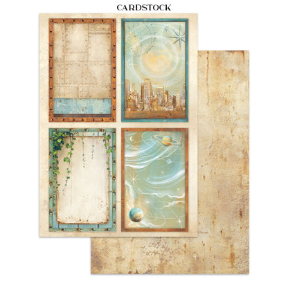 Stamperia Junk Journal - A New Beginning - 21x29,7cm - Backgrounds - Sticker - Cut Outs