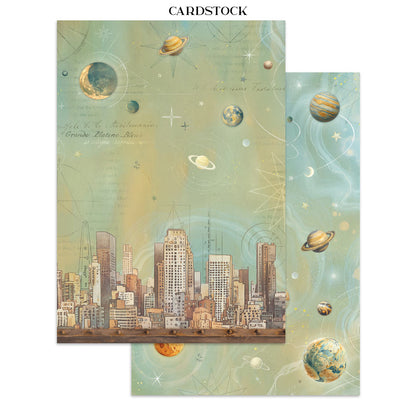 Stamperia Junk Journal - A New Beginning - 21x29,7cm - Backgrounds - Sticker - Cut Outs