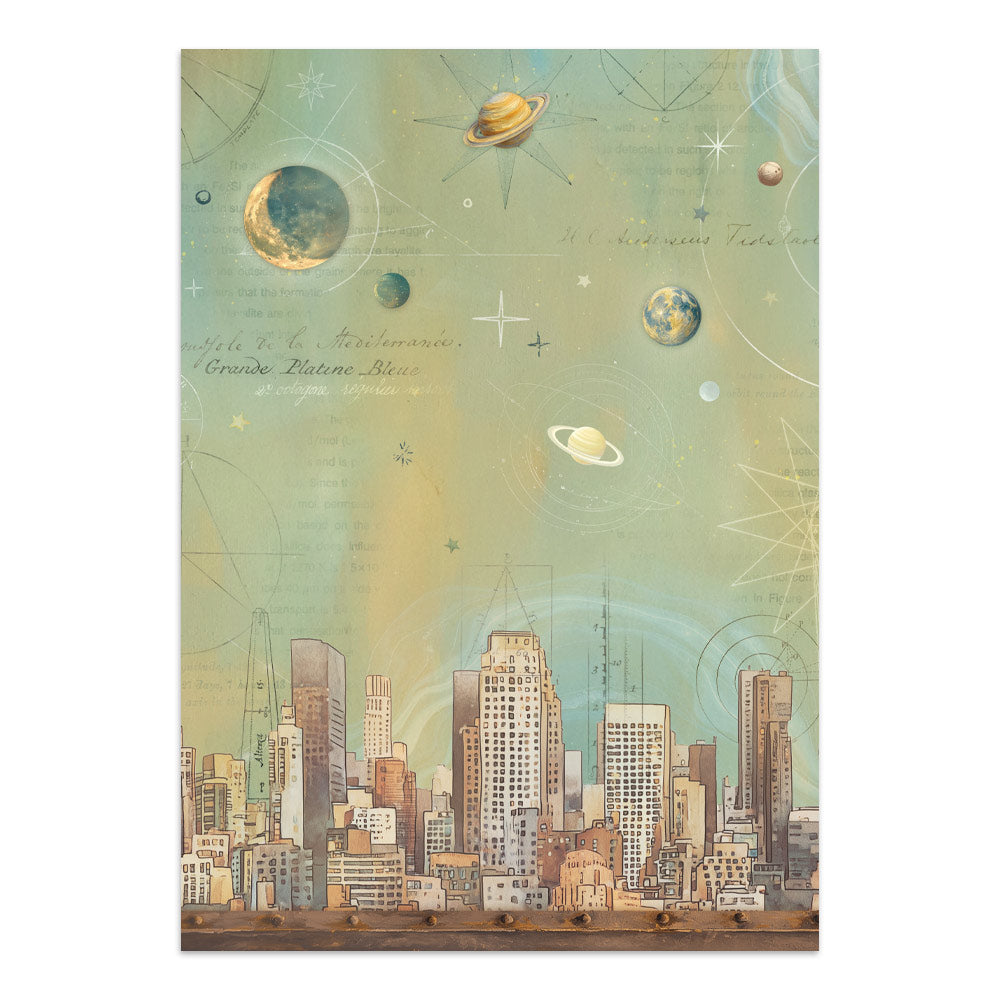 Stamperia Junk Journal - A New Beginning - 21x29,7cm - Backgrounds - Sticker - Cut Outs