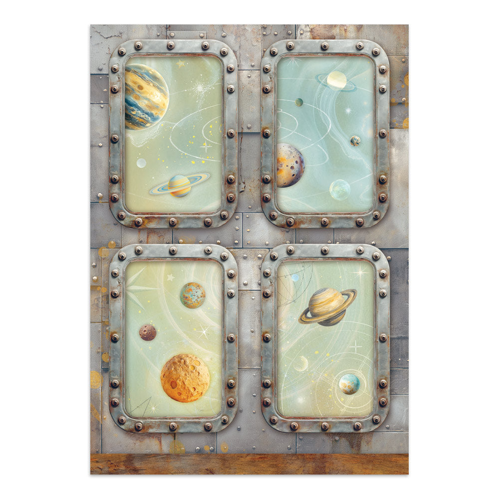 Stamperia Junk Journal - A New Beginning - 21x29,7cm - Backgrounds - Sticker - Cut Outs
