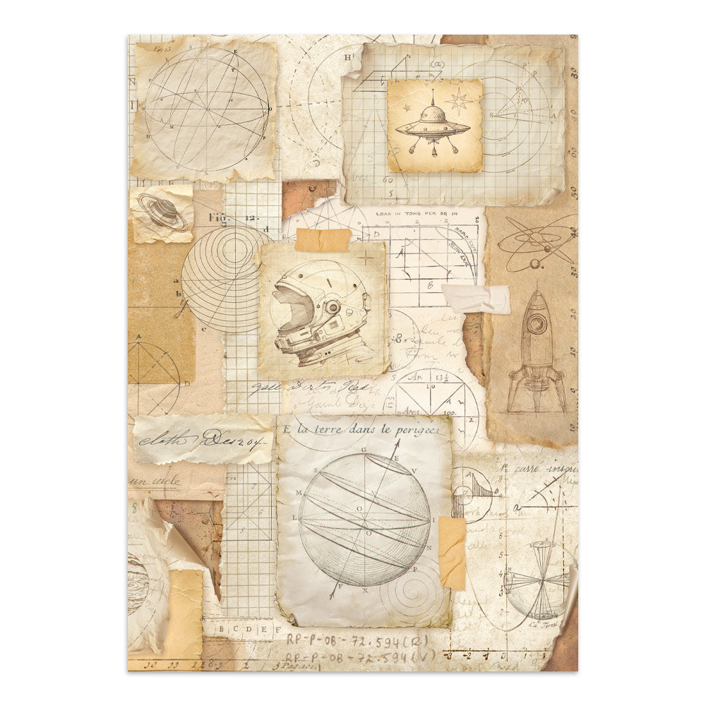 Stamperia Junk Journal - A New Beginning - 21x29,7cm - Backgrounds - Sticker - Cut Outs