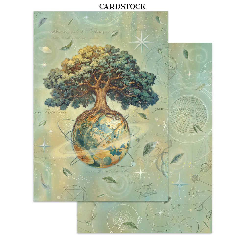 Stamperia Junk Journal - A New Beginning - 21x29,7cm - Backgrounds - Sticker - Cut Outs