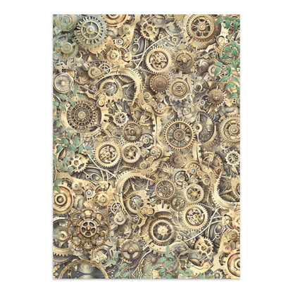 Stamperia Junk Journal - Gardens of Time - 21x29,7cm - Backgrounds - Sticker - Cut Outs