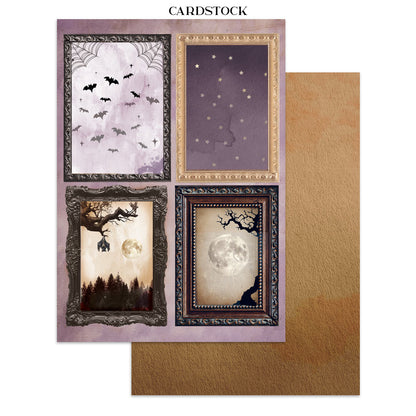 Stamperia Junk Journal - Halloween - 21x29,7cm - Backgrounds - Sticker - Cut Outs