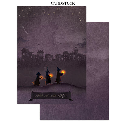 Stamperia Junk Journal - Halloween - 21x29,7cm - Backgrounds - Sticker - Cut Outs