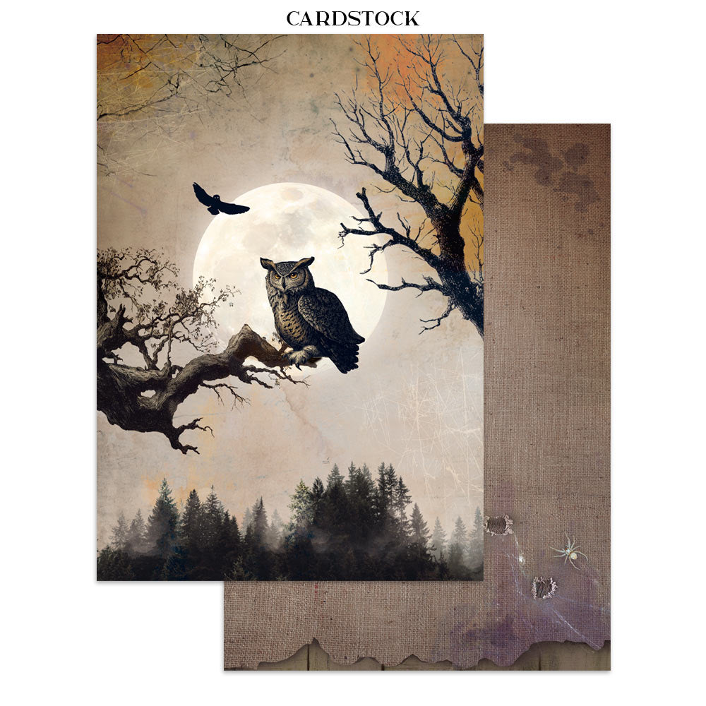 Stamperia Junk Journal - Halloween - 21x29,7cm - Backgrounds - Sticker - Cut Outs